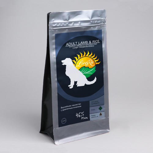 Livera корм сухой полнорационный для взрослых собак ягнёнок с рисом