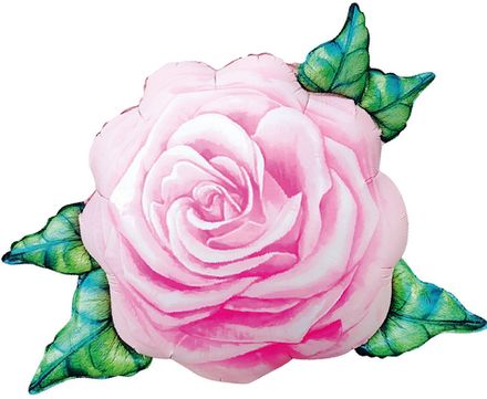 Фигура "Акварельная розовая роза"