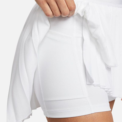 Теннисная юбка Nike Court Dri-Fit Advantage Pleated Tennis Skirt - белый