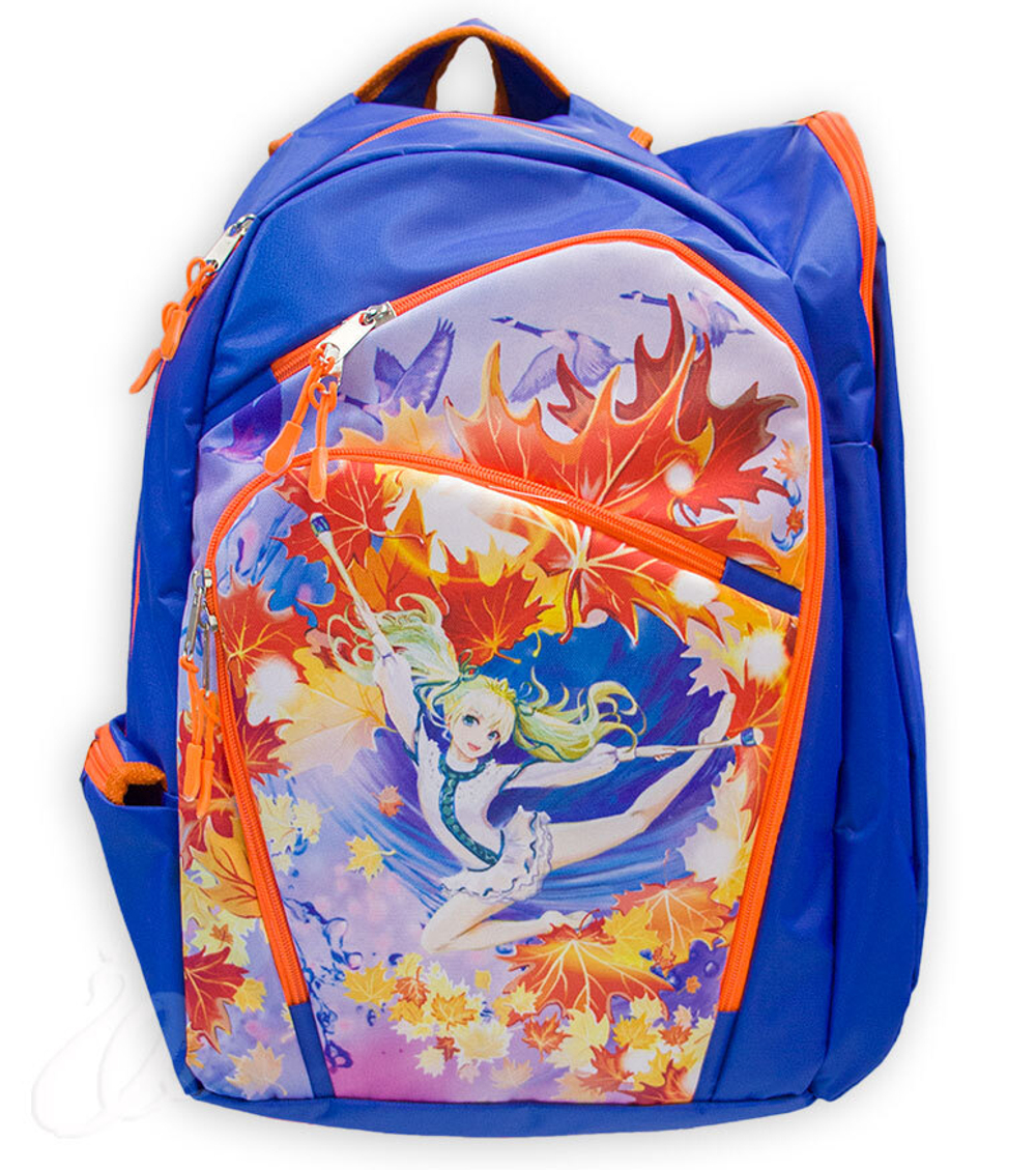 Листопад Голубой/оранжевый