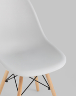 Стул Eames Style DSW светло-серый x4 (разборный каркас)