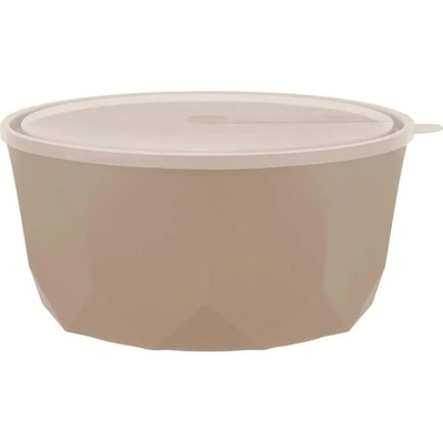 Салатник Plast Team STOCKHOLM с крышкой 1,7 л шоколадный мокко