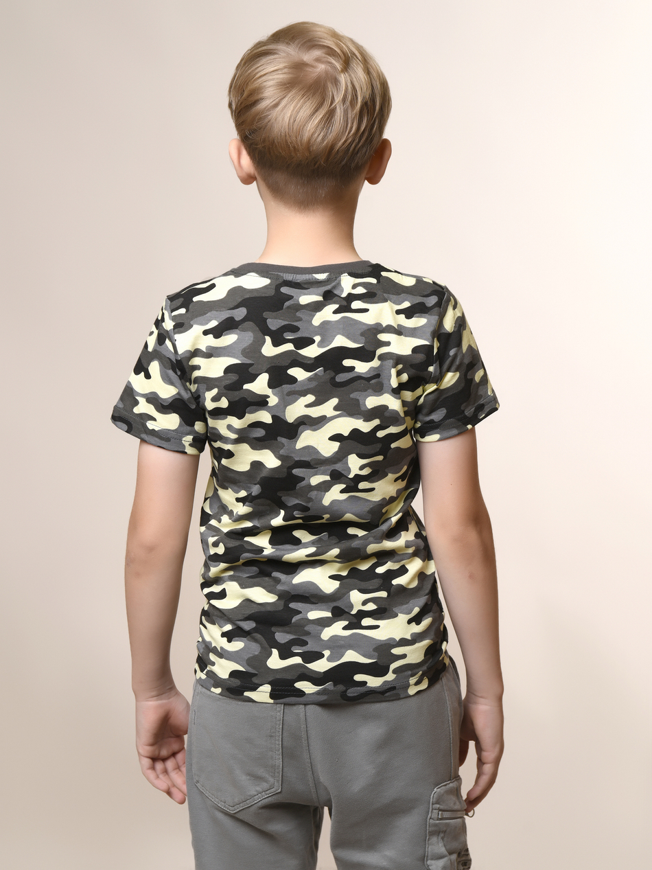 Футболка для мальчика камуфляжная