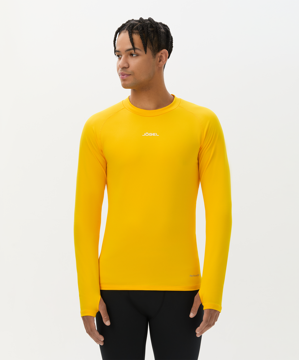 Джемпер компрессионный утепленный CAMP PerFormDRY Baselayer Top Warm, желтый