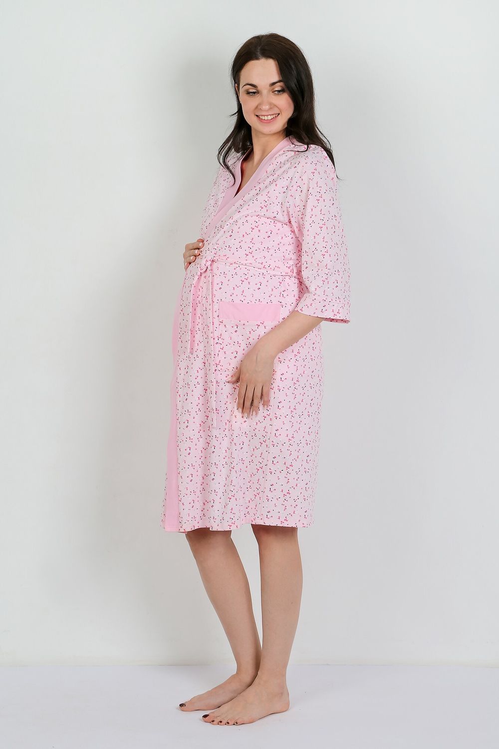 Халат женский Мамочка-6.1 Виотекс РОЗОВЫЙ