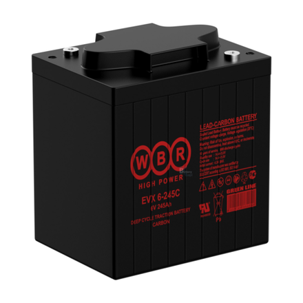 Аккумулятор WBR EVX6-245C (AGM+CARBON)