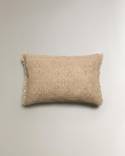 Zara Home наволочка декоративная из хлопка, экрю, 40x60 см · 5305/008