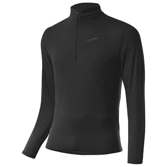 Толстовка мужская Loffler 1/4 ZIP (Black)