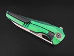 Складной нож Magpie M390 CrystalTi green