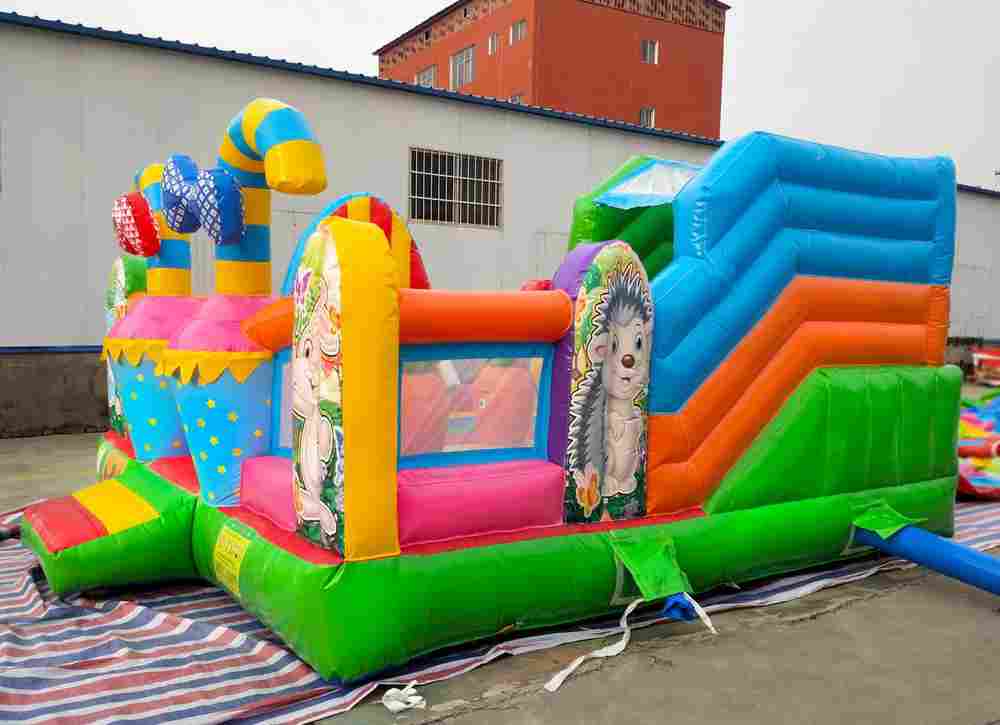 Коммерческий надувной батут «Зайка Степашка» 5*5*2,8 м