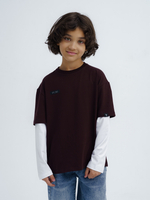 Лонгслив с двойным рукавом