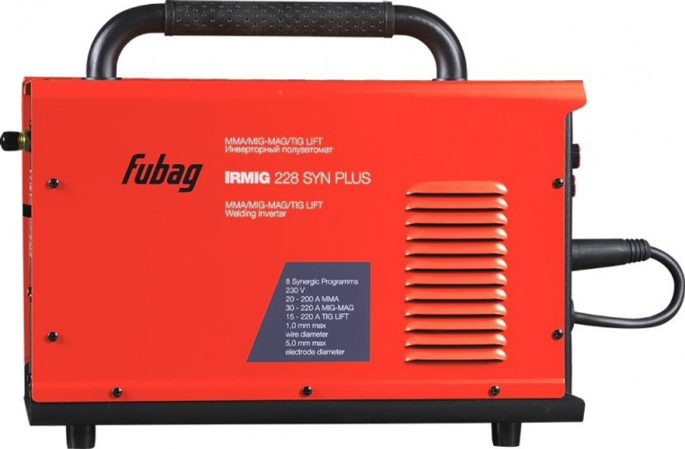 Сварочный полуавтомат FUBAG IRMIG 228 SYN PLUS (41381) + горелка fb 250 3m (fb 250 ergo 3m) (3844 41381.1