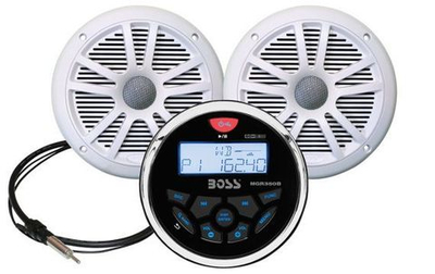 Морская, влагозащищенная, аудиосистема Boss Audio MCKGB350W.6, 180 Вт