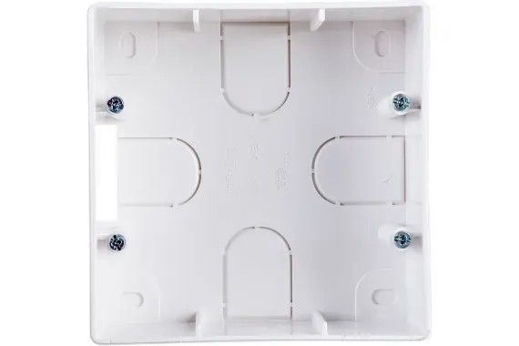 Коробка переходник Systeme Electric BLANCA 1 постовая белая 33044