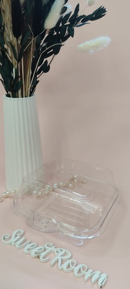 Коробка для бенто торта прозрачная 14,5х14,5