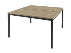 Стол-тандем 1350х1432 для 2 рабочих мест на металлокаркасе Lite IL-41-02 Дуб Сонома/Антрацит