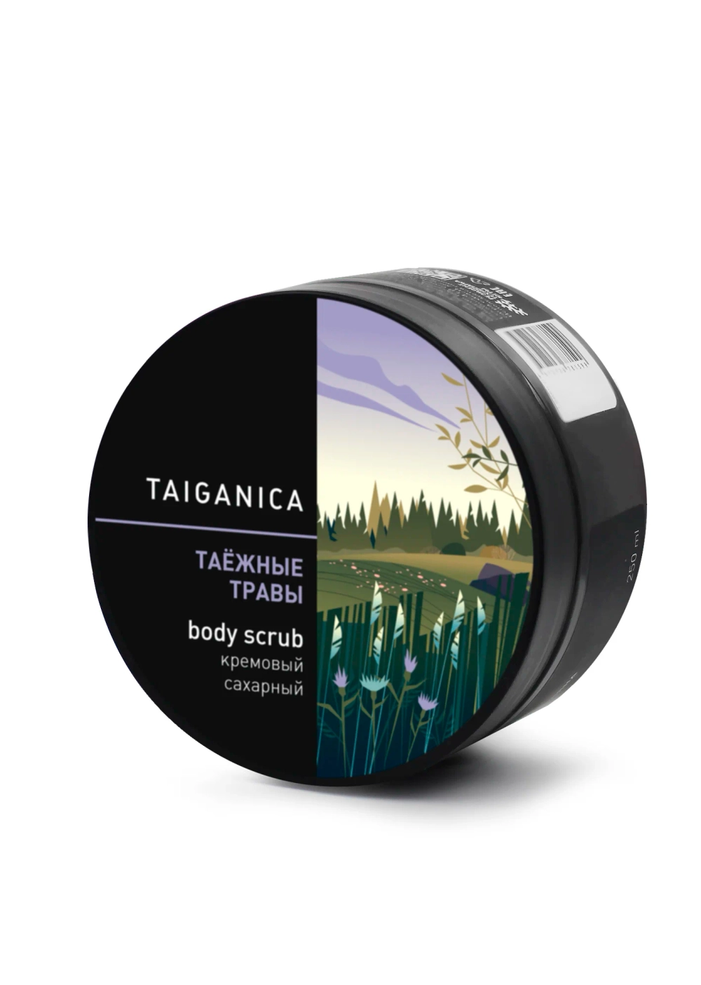 Скраб для тела "Таежные травы" сахарный, ТМ TAIGANICA