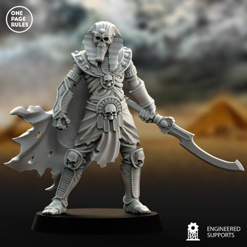 Grand Alliance Death Tomb Kings Tomb King миниатюра для dnd, днд, pathfinder, фентези, Настольная игра, НРИ, Варгейм, РПГ