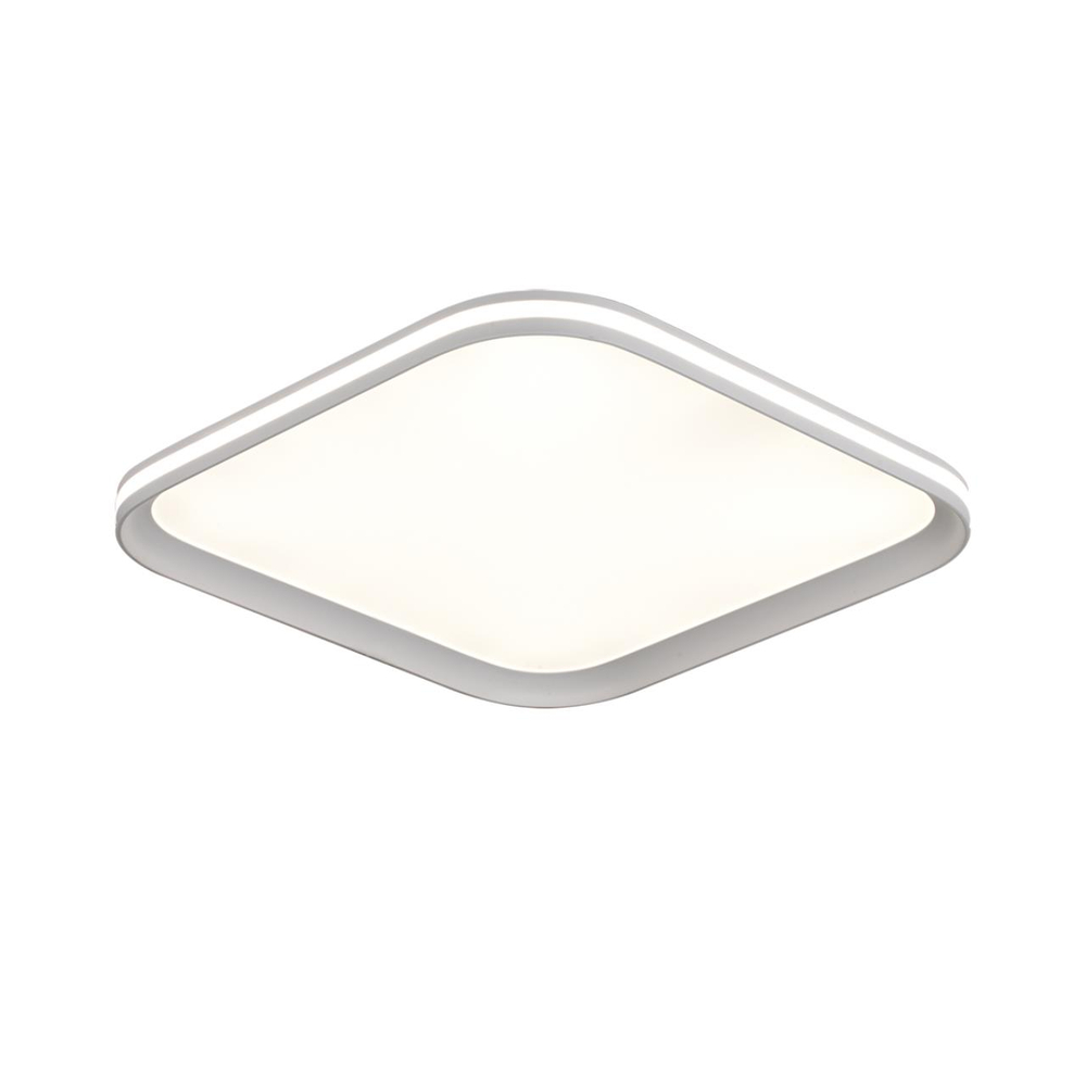 7750/72L MITRA LED SN 544 Светильник металл/PMMA/белый LED 72Вт 3000-6000К 396х396 IP20 пульт ДУ BETA