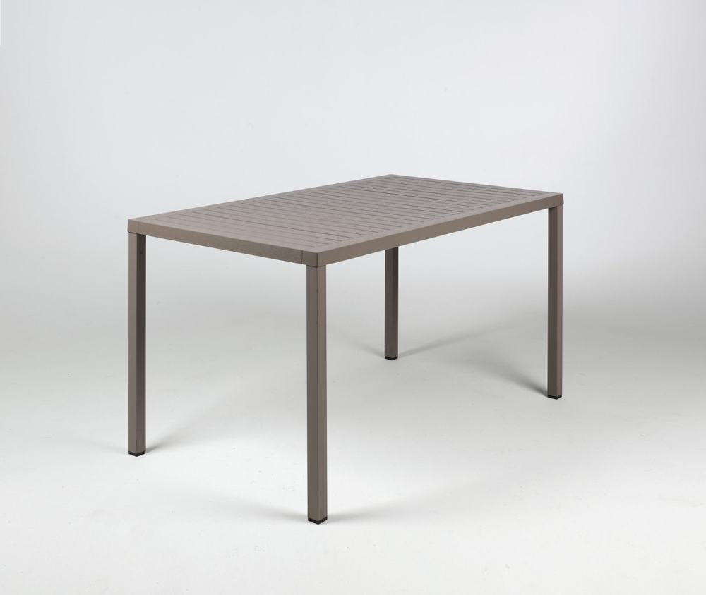 Стол пластиковый обеденный Nardi Cube 140x80, тортора