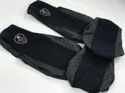 Чехлы модельные стеганные кожа + аликанте вышивка SCANIA R/P/G 2004-2014 г. S21 Польша CLASSIC CLASSIC