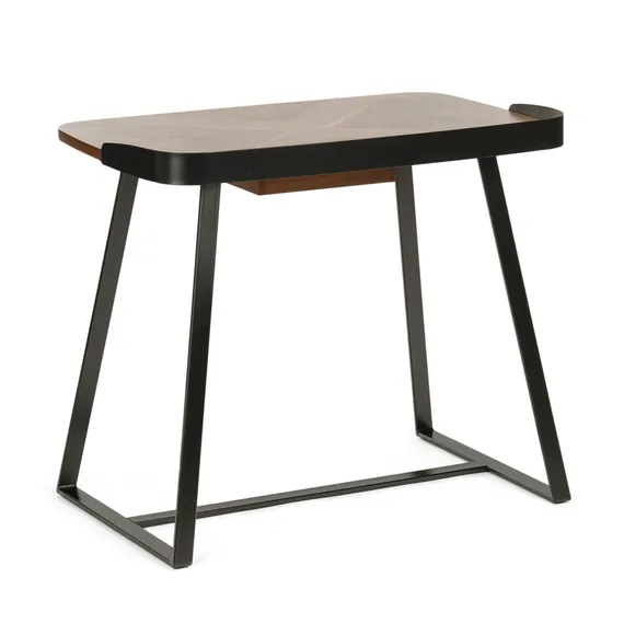 Письменный стол Falio 91х61 см, шпон ореха, металл