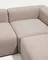 Угловой диван Blok бежевого цвета из синели, 5 мест, 320 x 320 см