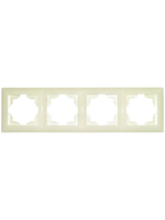Рамка 4-я горизонтальная Profitec Optima бежевая 940235