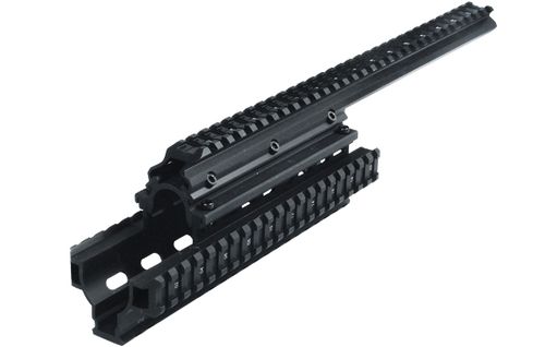 Цевьё LEAPERS тактическое с 4 планками Weaver (Сайга-12,20) MNT-HGSG12