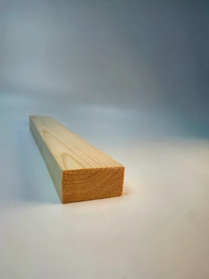 Брусок хвойных пород профилированный АВ 45*15*3000 R0 влажность 14%±2%