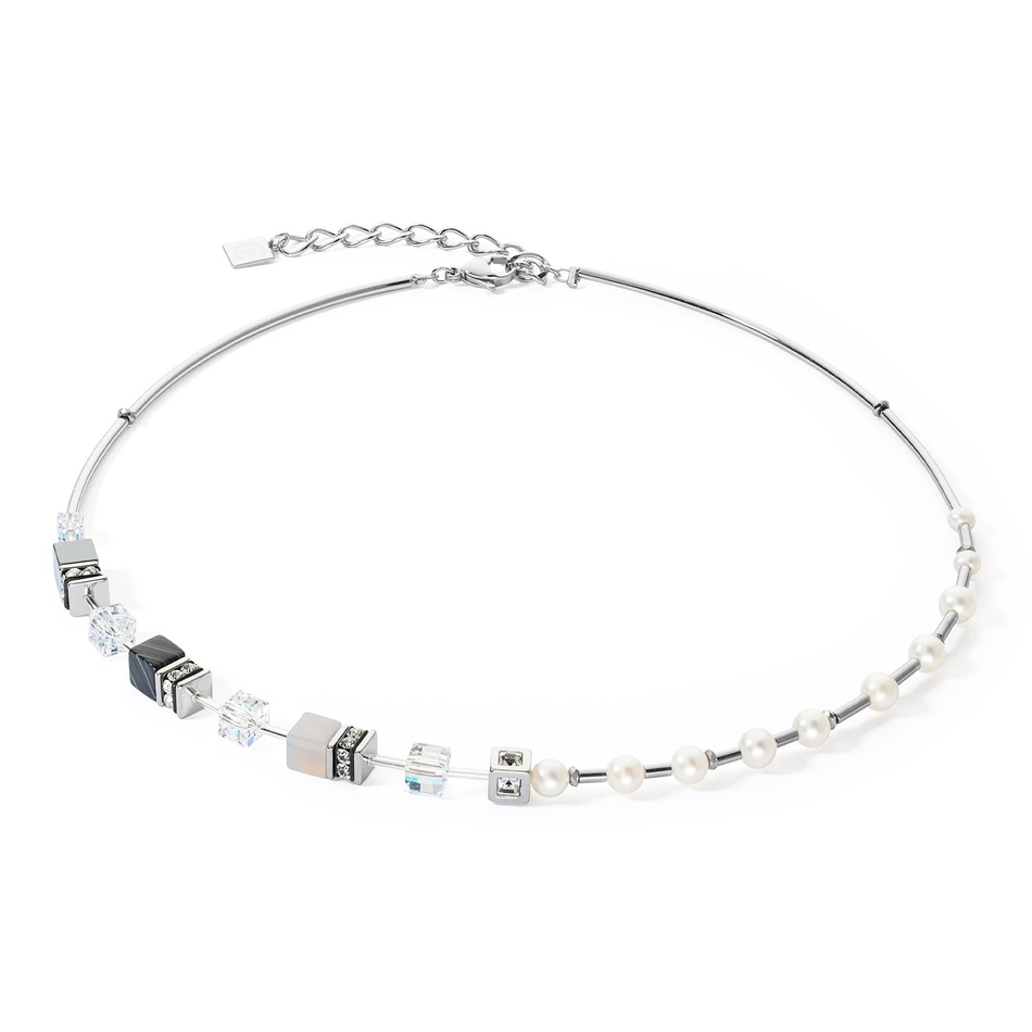 Колье Coeur de Lion Grey-Silver 1122/10-1217