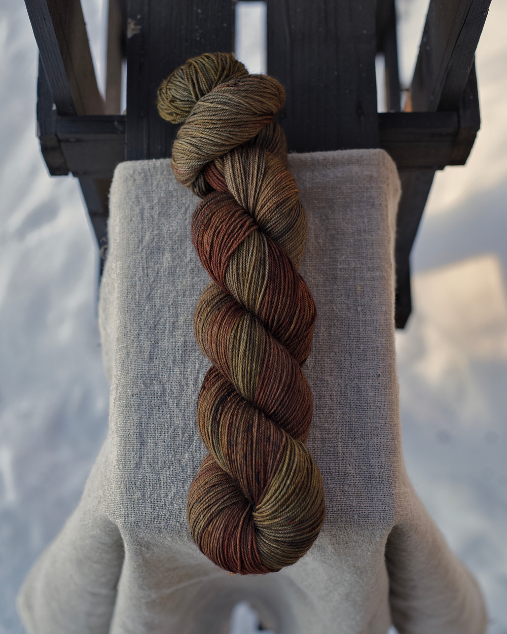 Носочный меринояк "Ореховый"