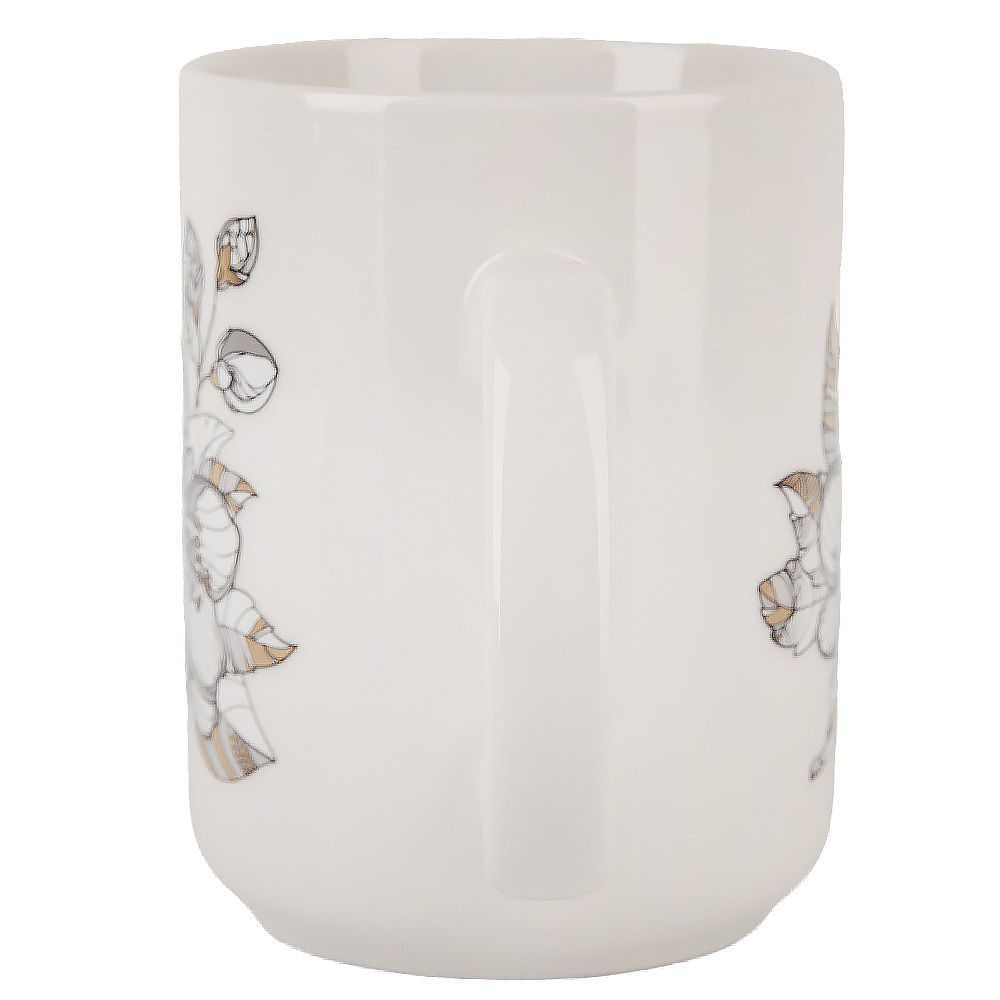 Кружка "Floristry" v=380мл (фарфор) (картонная цветная лента)