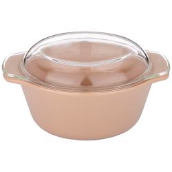 ФОРМА ДЛЯ ЗАПЕКАНИЯ СО СТЕКЛЯННОЙ ЖАРОПРОЧНОЙ КРЫШКОЙ AGNESS 28*23*13,4СМ 2,5Л КАПУЧИНО (КОР=6ШТ.)