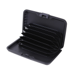 Кейс-кредитница защитная металлическая из алюминия для кредитных карт Security Credit Card Wallet коричневая