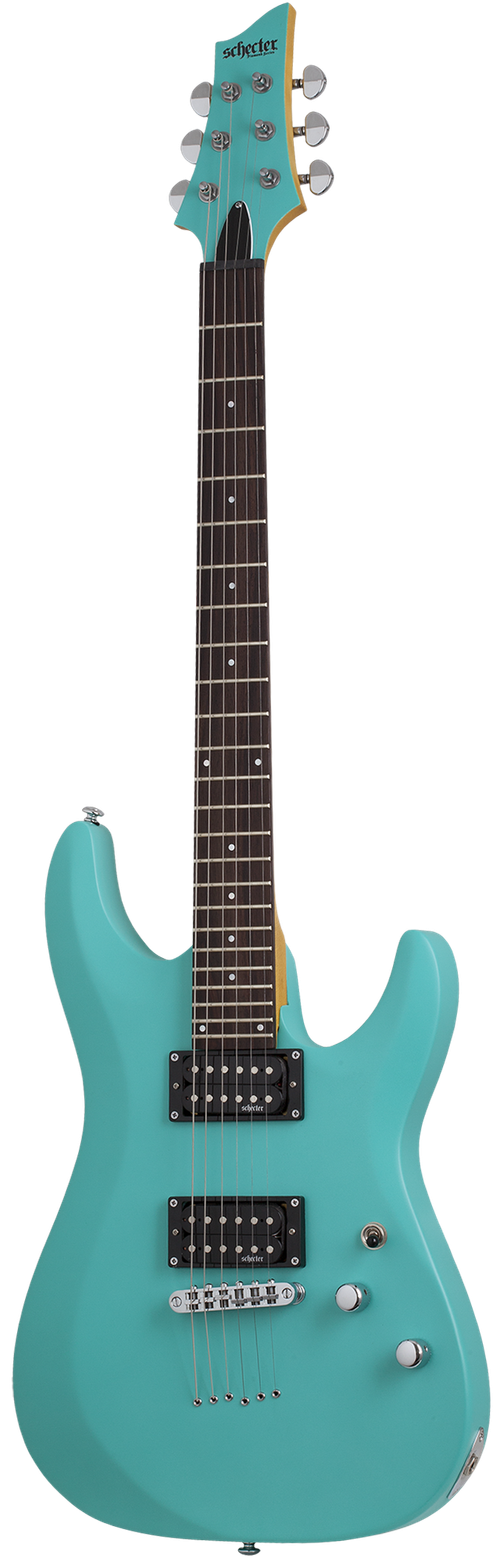 Schecter C-6 DELUXE SATIN AQUA