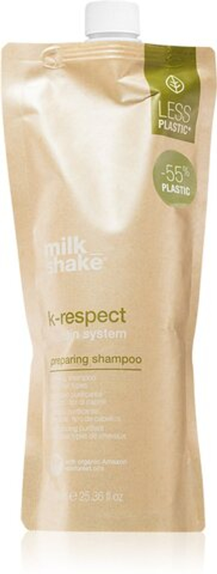 Milk Shake K-Respect - очищающий шампунь для всех типов волос /   750  ml  / GTIN 8032274083344