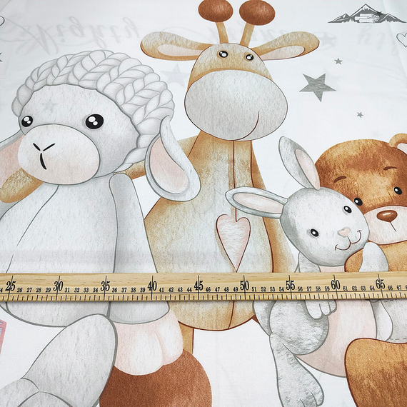 Перкаль "Детство-Друзья" | ш.150 см | 105 г/м² | хлопок-100%