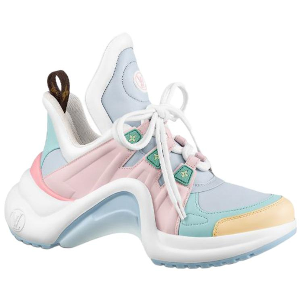 LOUIS VUITTON Lv Archlight Sneakers "Blue Pink White" Women"s