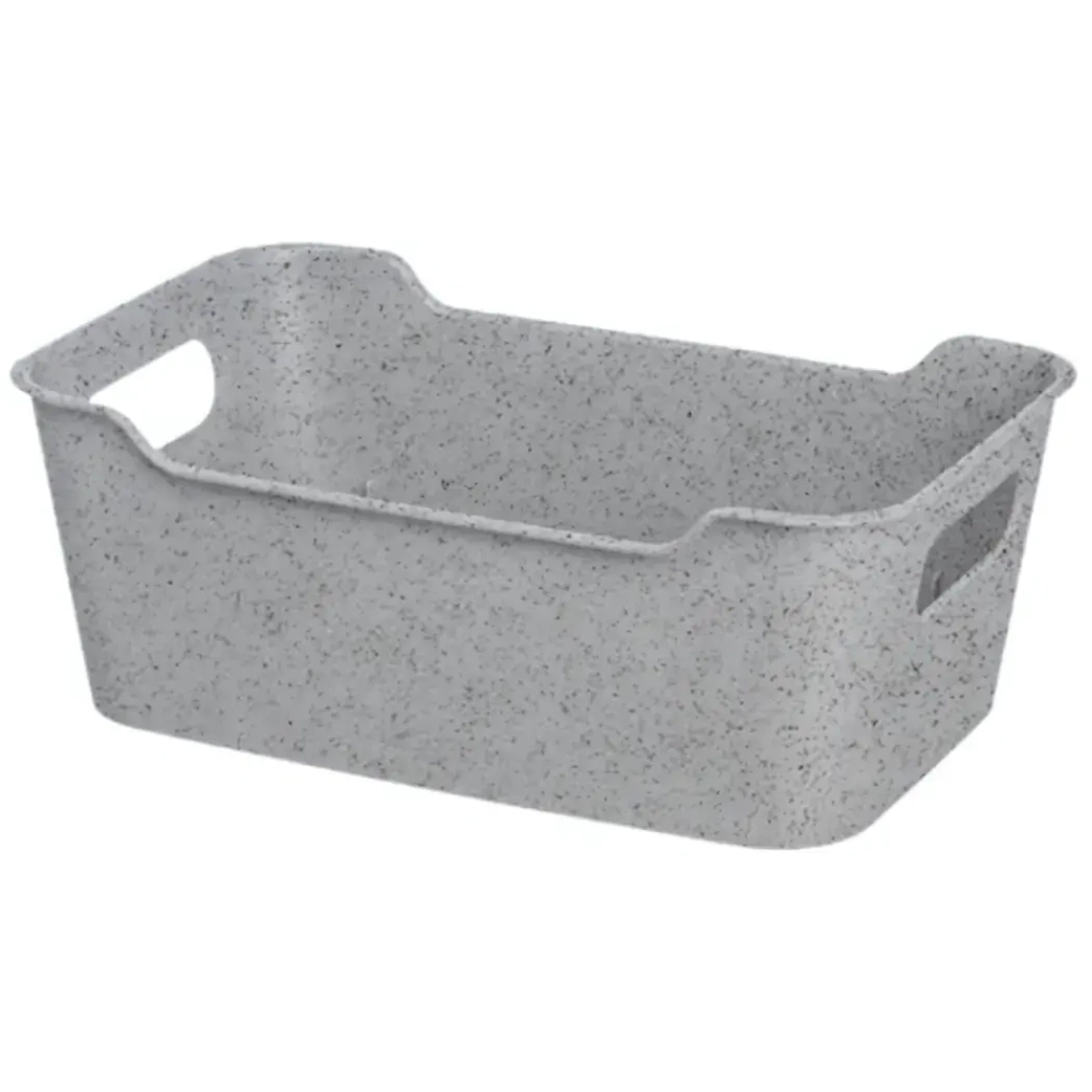 Корзина для хранения универсальная «Mango» цвет гранит серый 4,1л, 29*18**10,5см