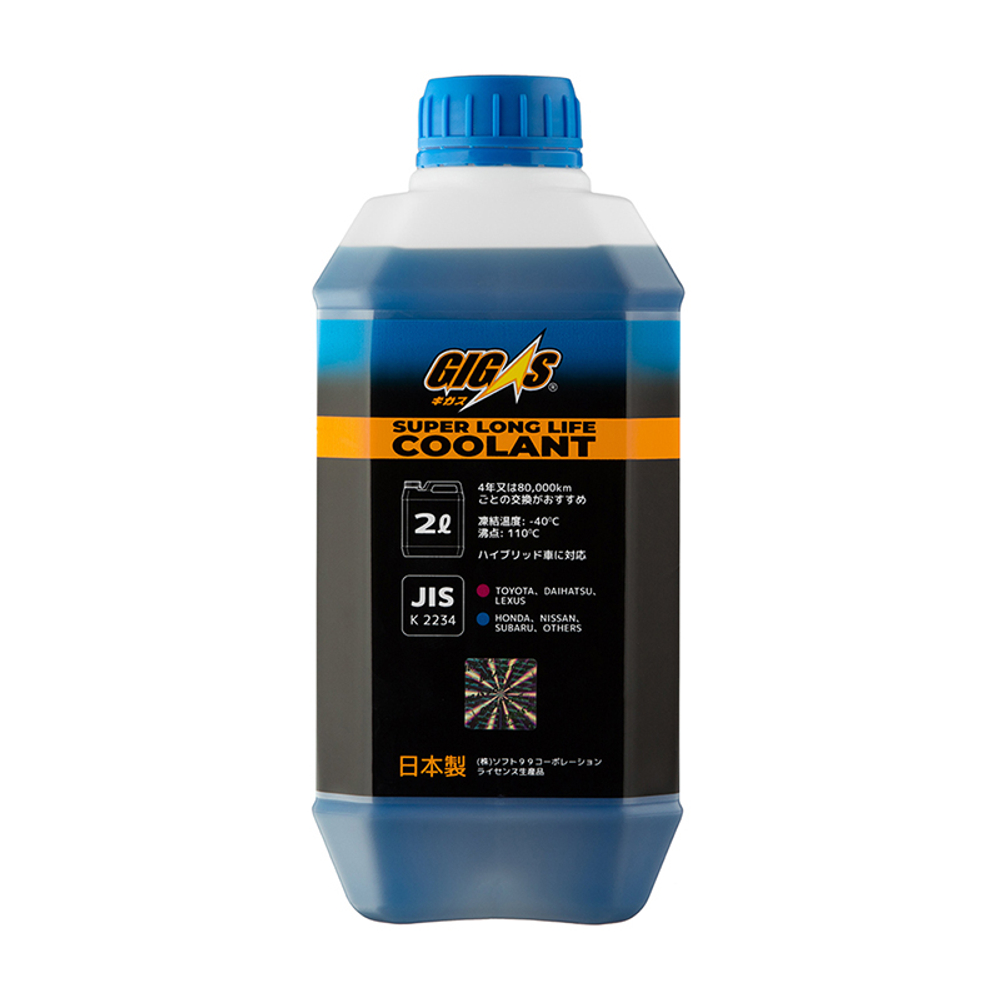 Антифриз GIGAS SUPER LONG LIFE COOLANT -40 BLUE, синий, 2л