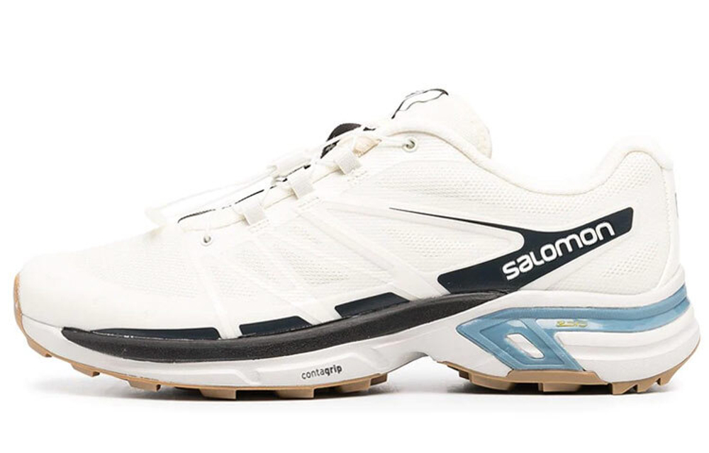 Salomon X-Wings 2 low-cut running shoes white, black and blue