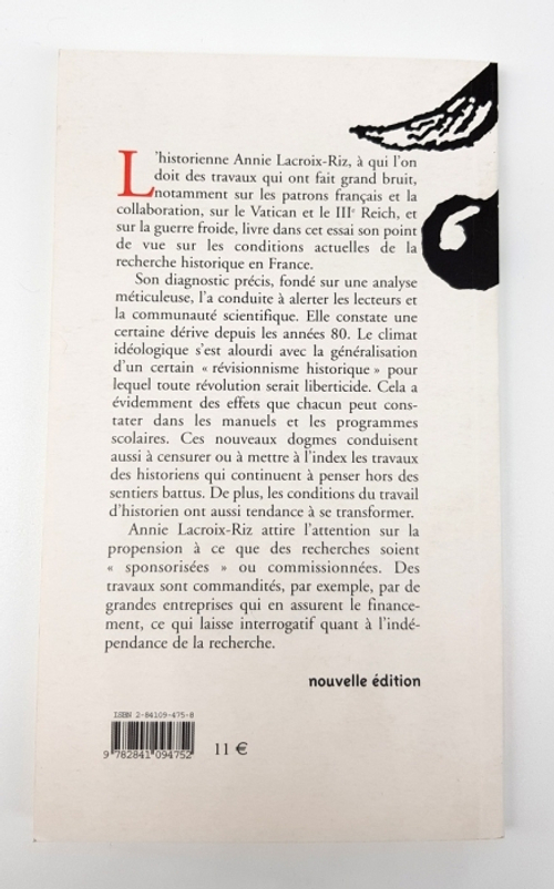 "L'Histoire contemporaine sous influence. Annie Lacroix-Riz