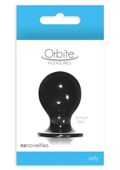 Малая анальная пробка ORBITE - 4,5 см. (Цвет: черный)