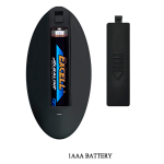 Черный анальный вибростимулятор 11см с пультом ДУ Pretty Love Remote Control Vibrating Plug BI-040045W