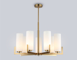 LH56064/7 BS/WH латунь/белый E27*7 max 60W D700*750