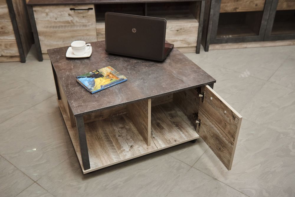 Коллекция Клео Журнальный стол Дуб Юкон/Ателье темное (Набор)