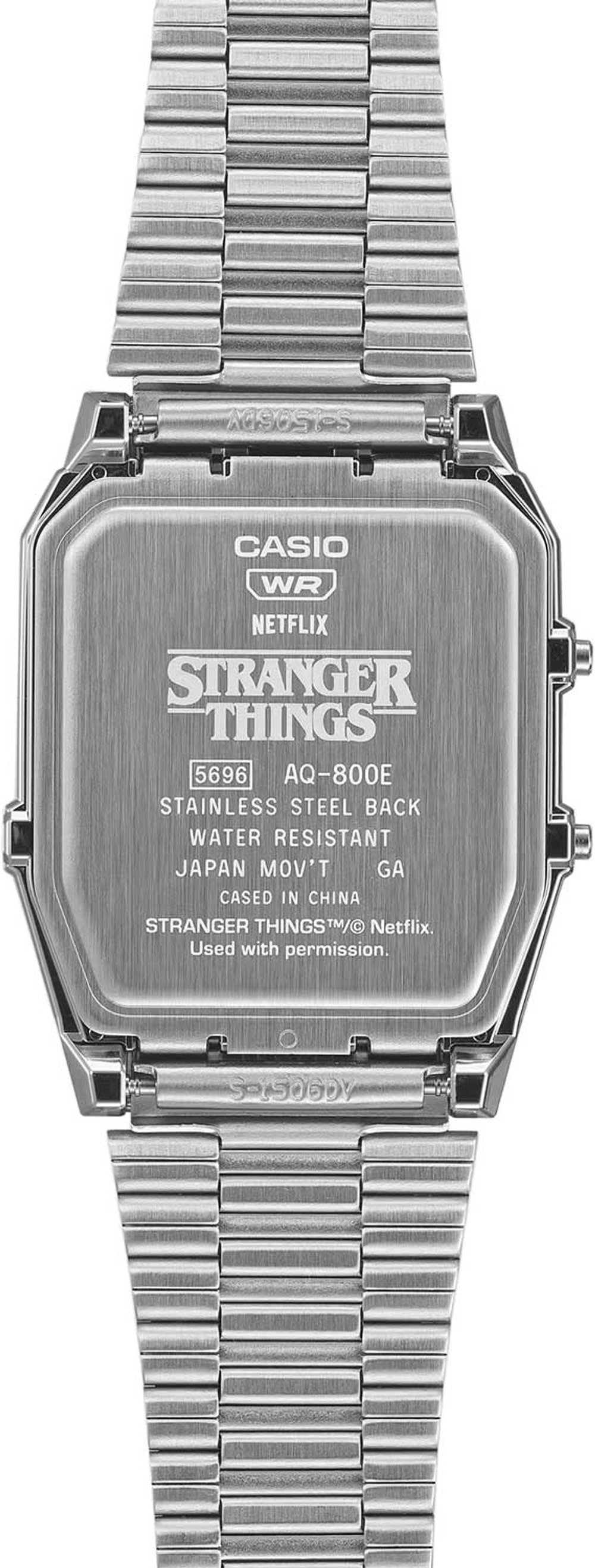 Лимитированные наручные часы Casio x Stranger Things Vintage AQ-800EST-1A