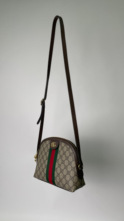 Сумка Gucci Ophidia Dome Shoulder Bag GG Coated Canvas