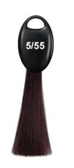 Стойкая крем краска для волос Ollin N-Joy Color Cream 100 мл, 5/55 светлый шатен интенсивно-махагоновый